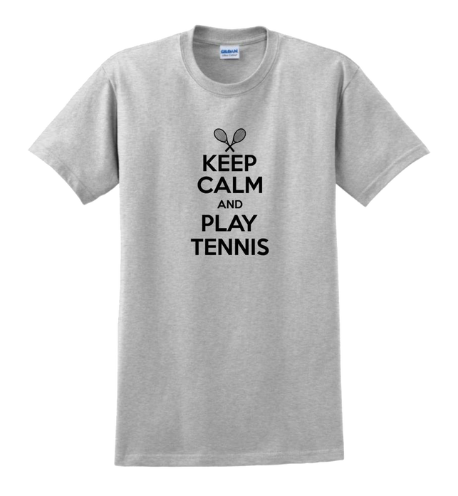 Keep calm and play tennis t-shirt