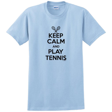 Keep calm and play tennis t-shirt